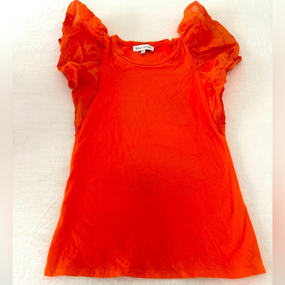 Vibrant Orange Women's Blouse